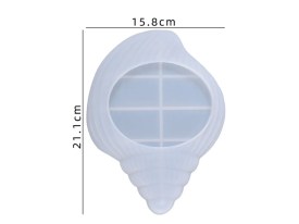 Molde silicona bandeja caracol 